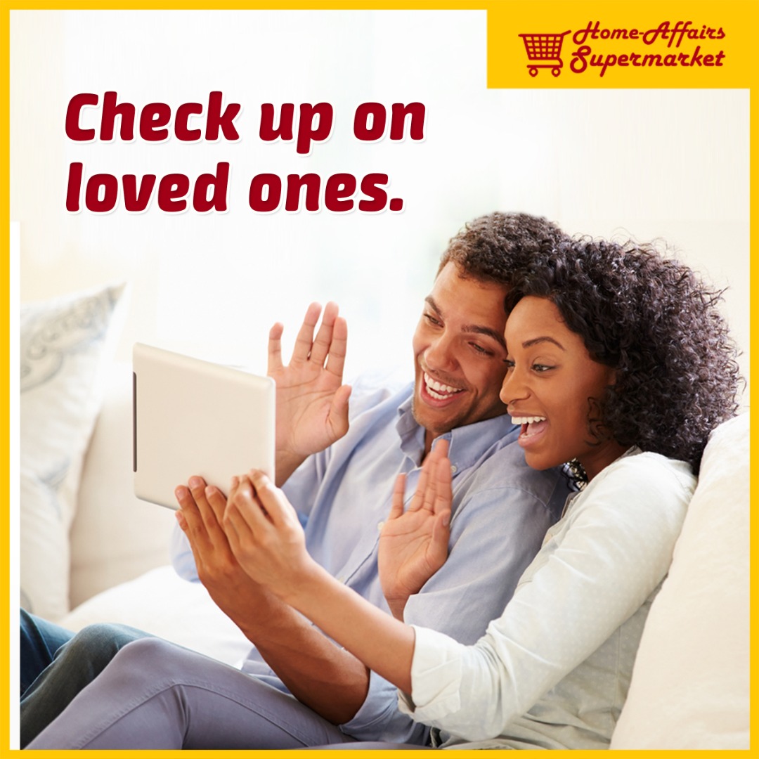 HomeAffairsSup1's tweet photo. Check up on your loved ones, find out how they are fairing this period. A simple phone call or text can brighten their day
#staysafe
.
.
.
.
.
#homeaffairssupermarket #family #love #sundayfunday #sundayactivity #covid19 #lockdown #groceries #dailyneeds #supplies #bestprices #toys https://t.co/bDdqVdrpyl