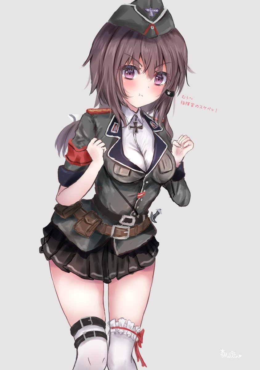 Martin Walther P38ちゃんに怒られる絵 ドルフロ 少女前線