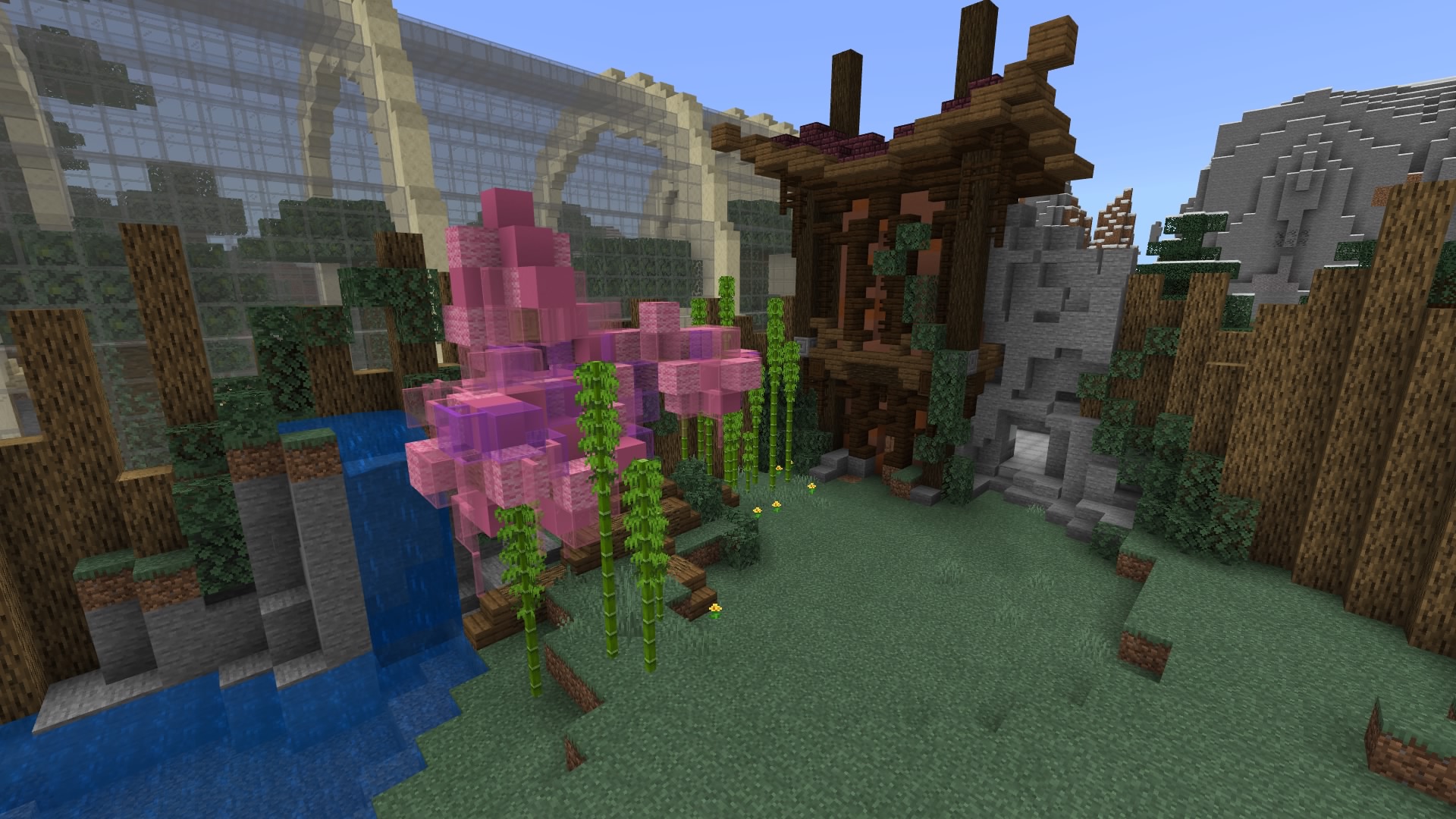 Gamer Dad Work Has Begun On The Panda Enclosure Asian Architecture Cherry Blossom And Bamboo Ps4 Minecraft Wip Myzoo T Co Em4ezwesee Twitter