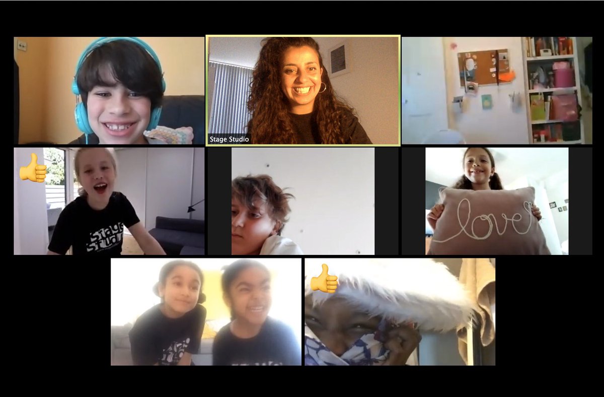 StageStudio's tweet image. Our first ever Zoom classes with team #stratford today. So great to connect with everyone. It’s an adjustment but we have great plans to keep them learning and entertained. Well done all! Xx #stratford #newham #stagestudio #performingarts