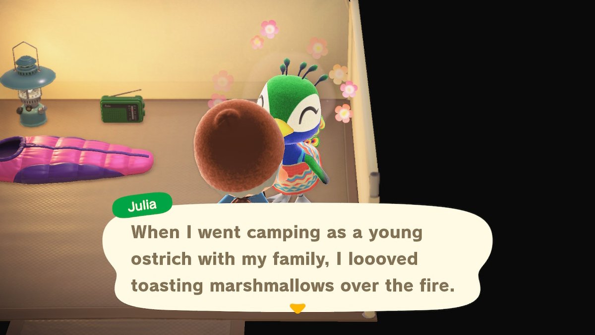 Hipposhank's tweet image. She&apos;s a peahen, not an ostrich. Also, peahens don&apos;t have the colorful feathers. #lazyDesign #AnimalCrossing #ACNH #NintendoSwitch