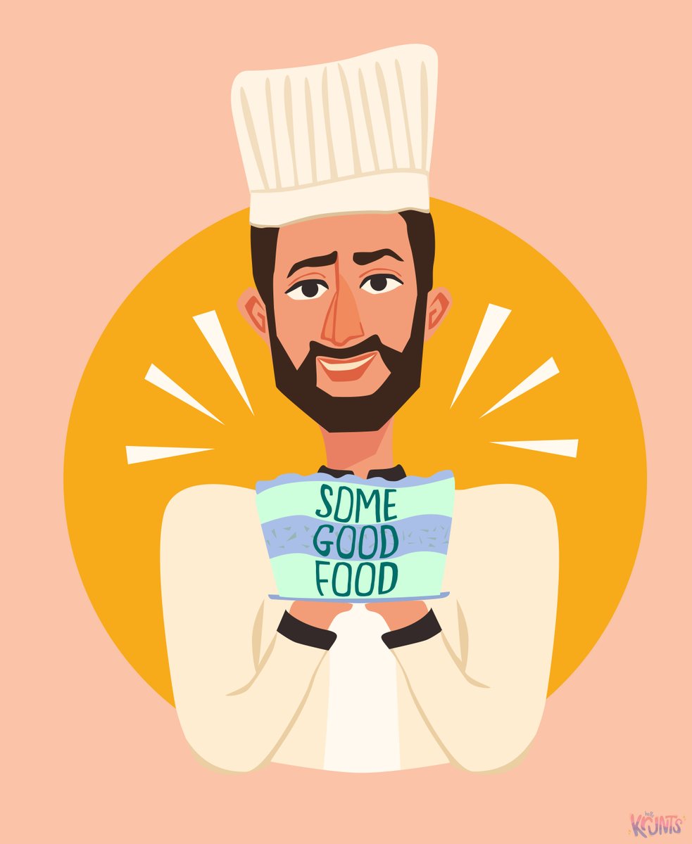qardellini's tweet photo. just a simple illustration of john for today's episode of SGN #SomeGoodFood #SomeGoodNews https://t.co/fySs68kX6x