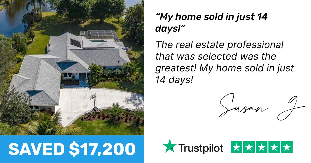 ListWithClever's tweet photo. The real estate professional the was selected was the greatest!  My home sold in just 14 days!" - Susan G https://t.co/CGI4BcvzjY