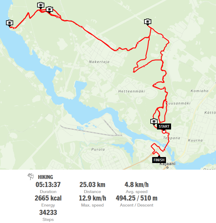 JarkkoIivarinen's tweet photo. Tässäpä @Varusteleka minun näkemys etäsotilasmarssista: 25km ja 5h 13min (+evästauko). Matkalla nautti rakeista ja auringosta, kuivasta kankaasta ja sohjosta. Lyijy repussa tukevoitti askelta.
#varusteleka #etäsotilasmarssi #remotemilitarymarch #ves #vrmm
https://t.co/ByycGFJr9R https://t.co/8aerexayZX