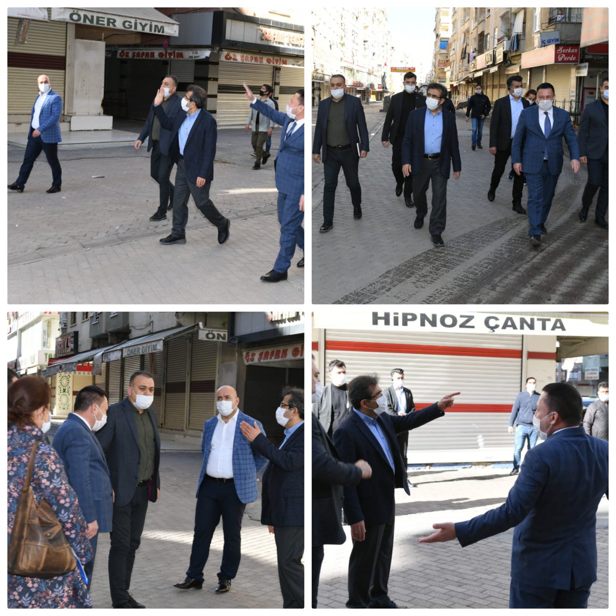 dbakirvalilik's tweet photo. Sayın Valimiz ve Büyükşehir Belediye Başkan V. @Hasan_Guzeloglu, Bağlar Kaymakamı, Sur Kaymakamı ve Bağlar Belediye Başkanı ile birlikte Bağlar ve Sur ilçelerimizi gezerek cadde ve sokakların iyileştirilmesi adına incelemelerde bulundu. https://t.co/FIOx8iJMtc