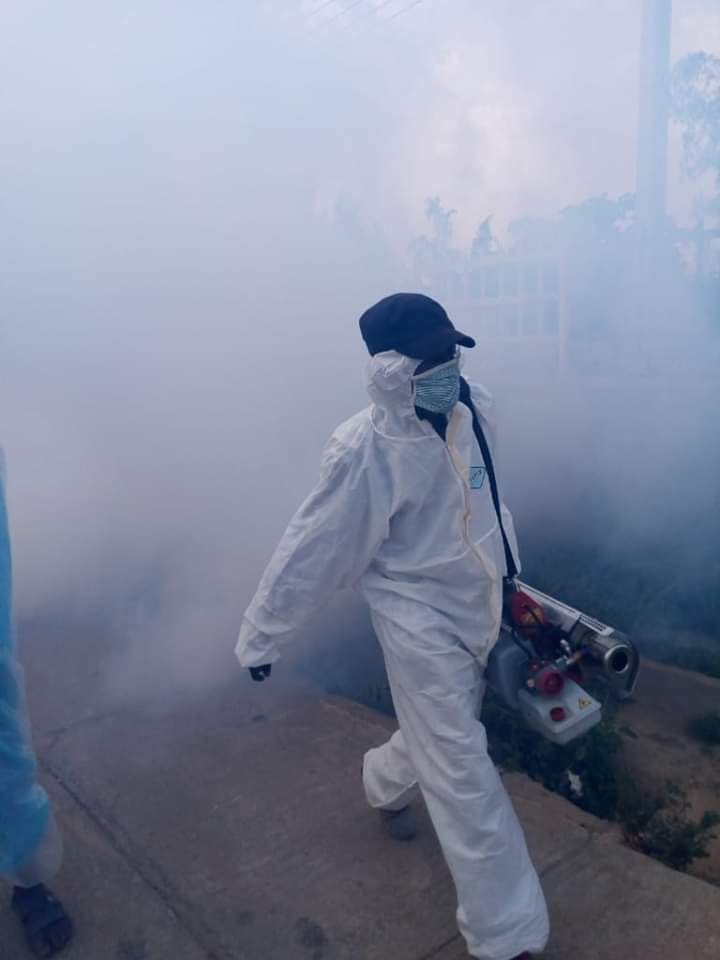 DHAZamfara's tweet photo. COVID-19 CONTROL MEASURES: GOVERNOR MATAWALLE DIRECTS RE FUMIGATION OF HOSPITALS, MARKET PLACES AND MOTOR PARKS WITH CHEMICAL DISINFECTANTS. https://t.co/Z8yXNO65PU