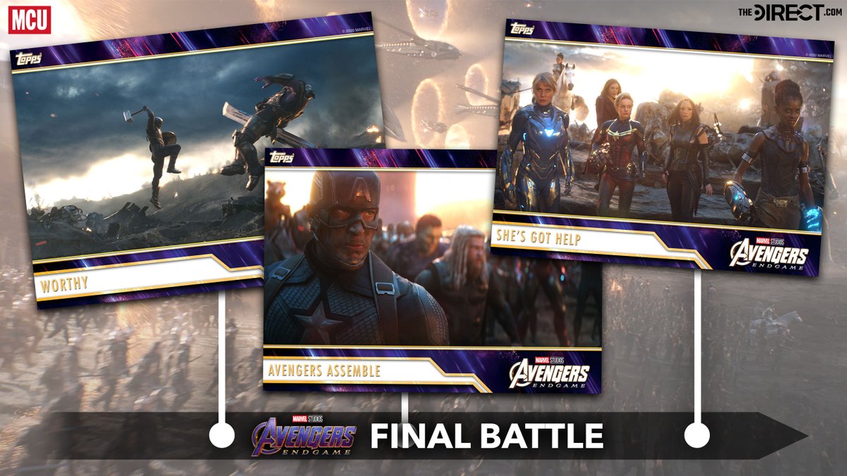 MCU_Direct's tweet photo. It’s the one-year anniversary of #AvengersEndgame’s release and @ToppsMARVEL's launch! Relive #Endgame’s most memorable moments with these new collectible cards that are now available in the Marvel Collect! app: https://t.co/Pg7AviyEc8 https://t.co/P8dmQwlo0A