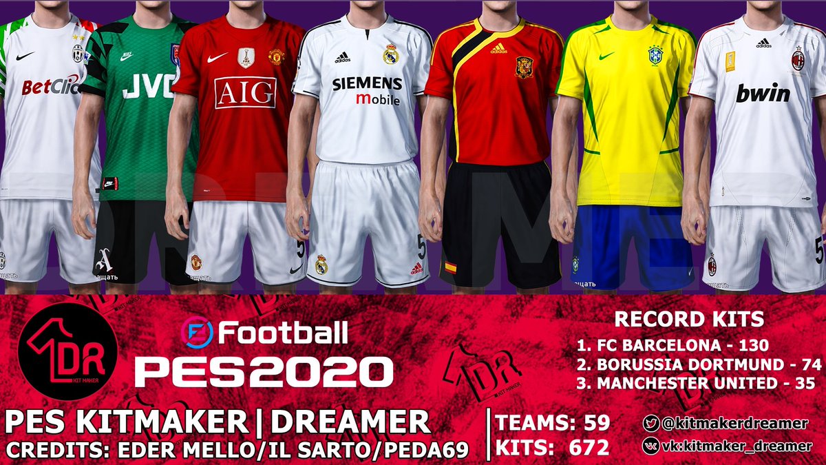 kitmakerdreamer's tweet photo. MEGA RETRO KITS PACK

Team: 60
Kits: 672

Link: https://t.co/4ZmDfBYAp2

#eFootball2020 #kit #kitmaker #dreamer #kitmakerdreamer #pes20 #kitpack #dr #euro2020 #copaamerica2020 #dynamokiev #upl #retrokitsdynamokiev #retrokits #retrokitpack https://t.co/7xGXMJFL3U https://t.co/dkZO6r9WhC