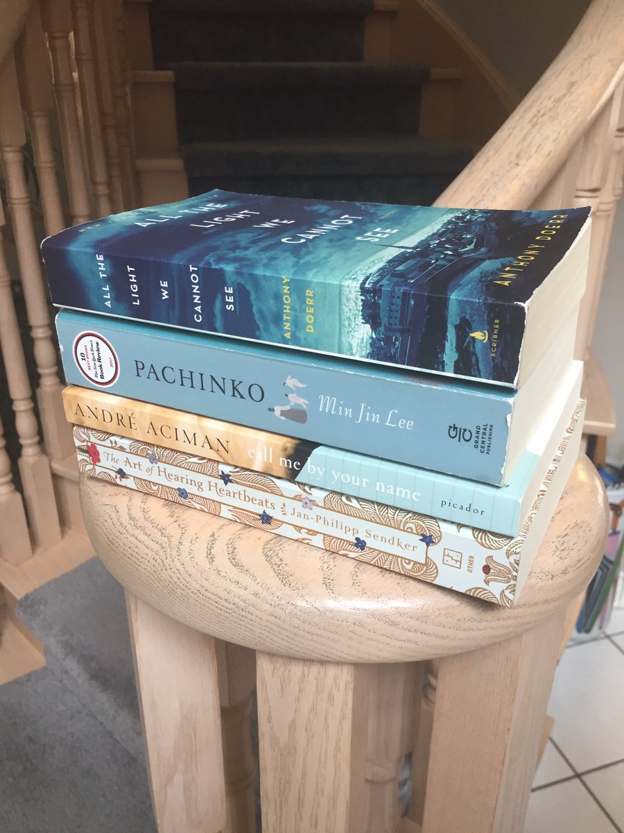 JaceSilb's tweet photo. Very inconvenient time for my kindle to break. Thank you @NatalieGoldfarb for the delivery 🥰 https://t.co/V6Sytx9fS4