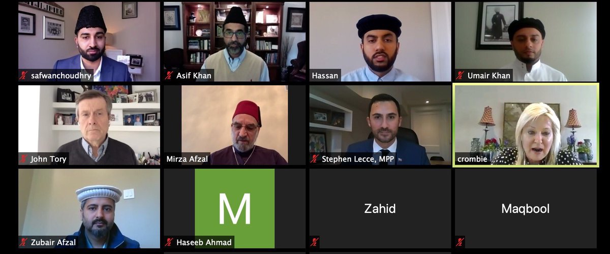 Sflecce's tweet photo. It was an honour to participate in the largest  #VirtualRamadan held by @ahmadiyyacanada. 

I expressed gratitude to 🇨🇦’s Ahmadiyya Muslim community for demonstrating generosity, compassion, and solidarity at this most difficult time. 

Ramadan Mubarak! https://t.co/ZWTGKT9KOW