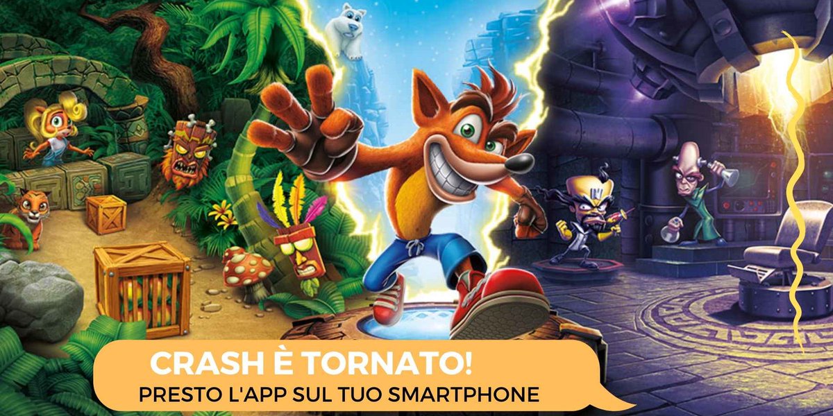 WInformatic's tweet photo. Tutte le novità di #CrashBandicootMobile per Android con la guida per scaricare il gioco  https://t.co/NenK78fTqR https://t.co/c1CAC5a1s4