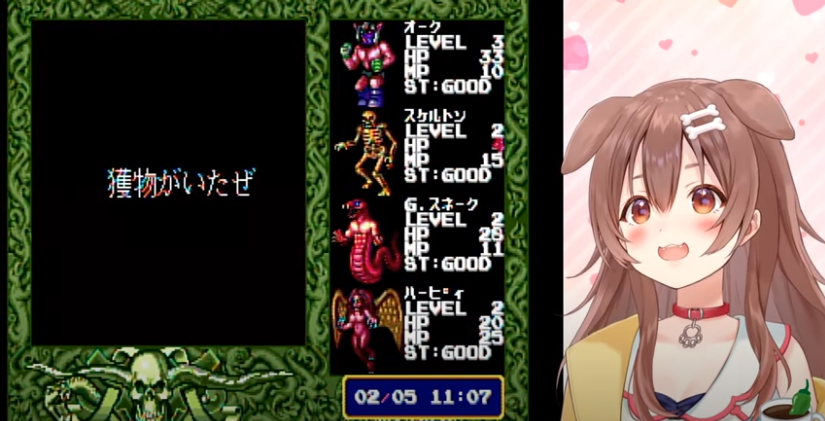 ブラホ ころさんが実況配信でやってる ラストハルマゲドン のエンカウント時の 獲物がいたぜ の言葉にパンチあり過ぎるので メンバー登録の文言にして欲しい 生神ころね 生神もんざえもん