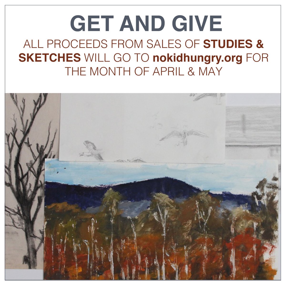 RickMcEachern2's tweet photo. STUDIES &amp; SKETCHES for Sale. 
All Proceed of sales from STUDIES &amp; SKETCHES will go to @nokidhungry  until May 30th. #rickyartist #NoKidHungry 
https://t.co/oP5Ku6Qu52 https://t.co/HNTsqJvqO0
