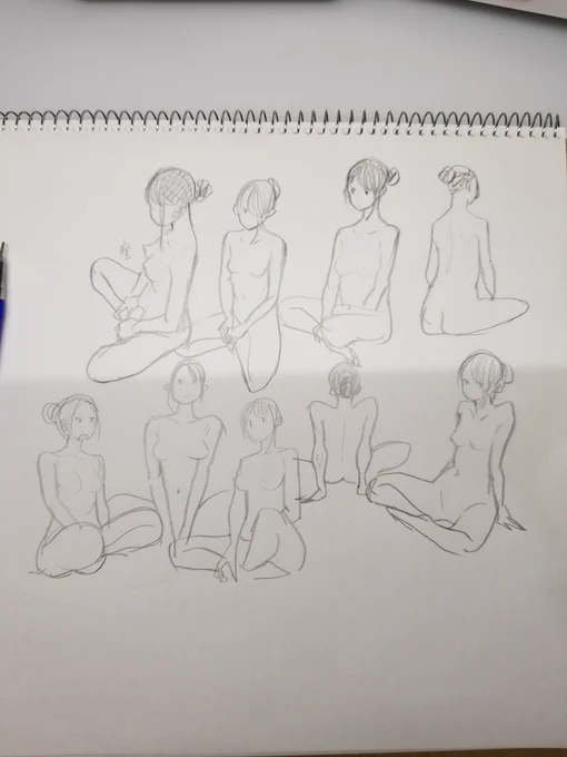 15日目のクロッキー #100日後に絵がうまくなる僕 