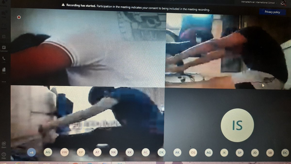 RoyalShivani's tweet photo. Enthusiastic Yoga session with students via Microsoft Teams.
π§ββοΈπ§ββοΈ
#msftschool
#MicrosoftTeams
#Microsoft
@AnthonySalcito
@MeenakshiUberoi
@DrRPNishank
@GanjaleMrunal
@AhujaBhavi https://t.co/Oxynb0kW21