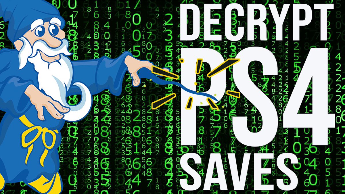 _XDG__'s tweet photo. SIMPLE TUTORIAL: How to decrypt a PS4 Game Save With the Save Wizard For PS4 Max
#ps4savewizardmax #decryptps4save
https://t.co/63FdVxF8qo https://t.co/xXzuQFo0Eq