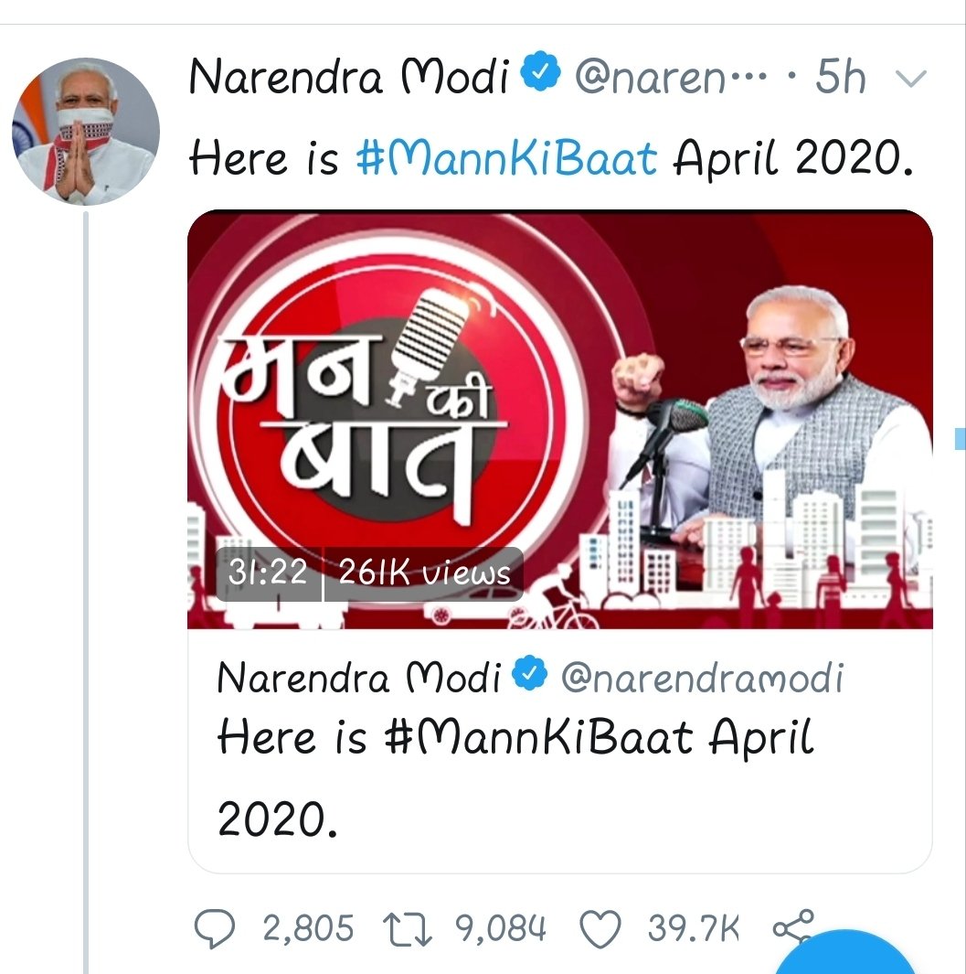 MohinderVerma11's tweet photo. Thank you @narendramodi ji for giving us confidence and hope to fight against #coronavirus in today
#mankibaat #mop #nhq #SankalpByScoutGuide https://t.co/KXpyk4wXlN