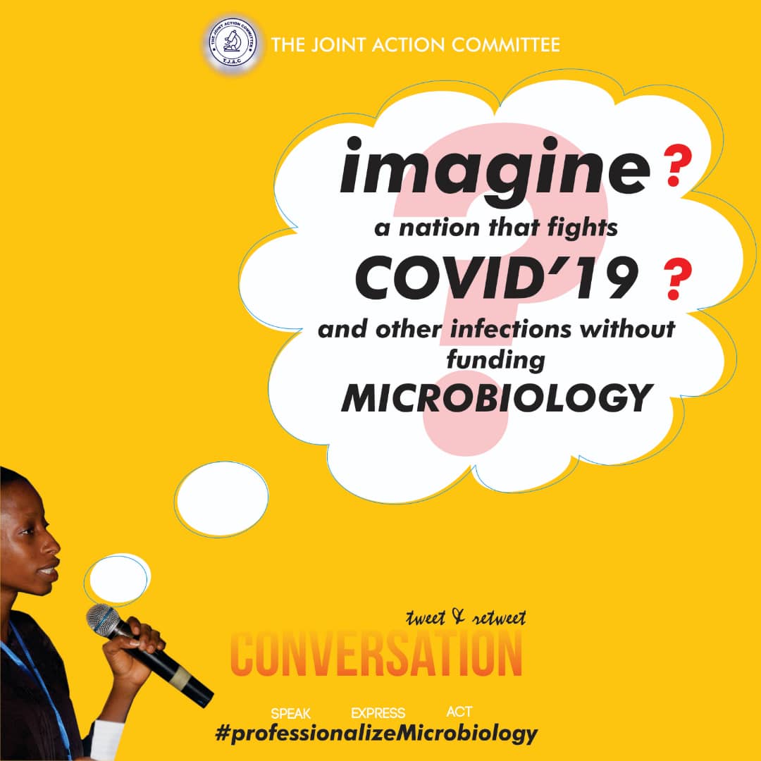 #professionalizeMICROBIOLOGY in Nigeria.
You can't keep Microbiologist in the background and expect significant improvements in our Health sector.
We make : Vaccines, researches on Microorganisms-Viruses,Bacteria,Fungi.
Medical Lab scientist shouldn't replace us, it's indecorous