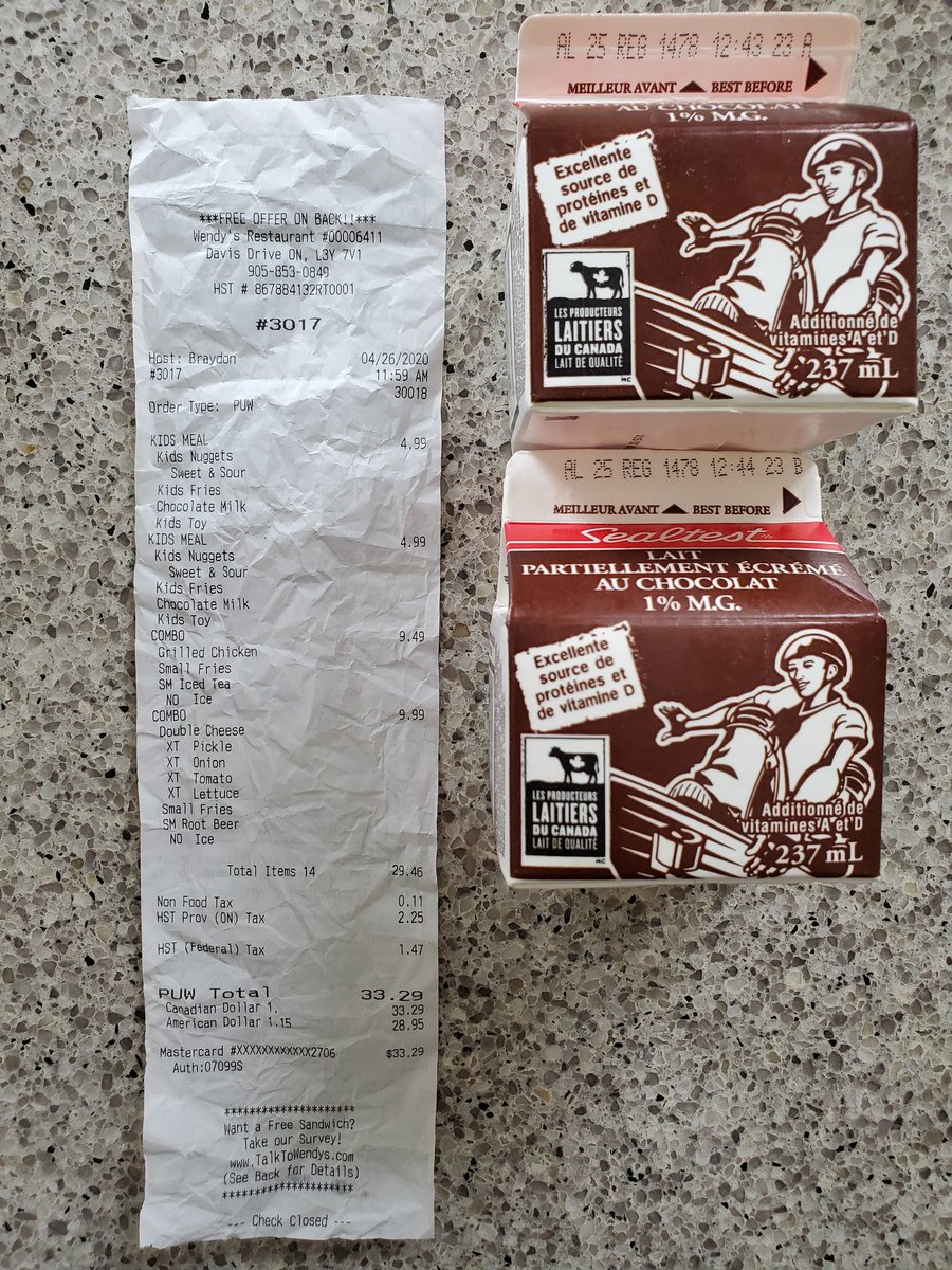 msmolka's tweet photo. @WendysCanada nice to see you're serving freshly expired drinks to kids. Just got this through drivethru. https://t.co/zz5tgpzoSe