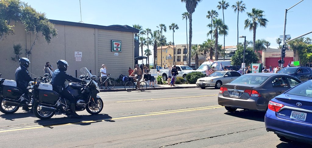 The crowd has thinned out, but police are now asking the remaining protesters to disperse. Let's find out if they do.