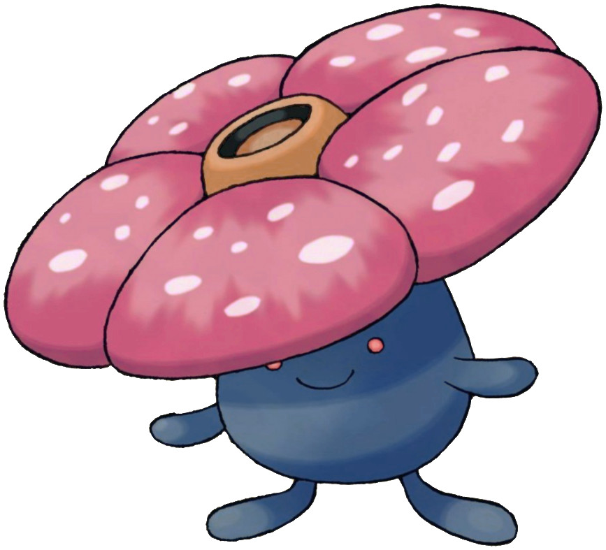 Pokebio on X: Vileplume é um Pokémon do tipo planta e veneno que foi  inspirado em uma planta da espécie Rafflesia arnoldii. Esta planta é  encontrada nas montanhas florestadas de Sumatra e