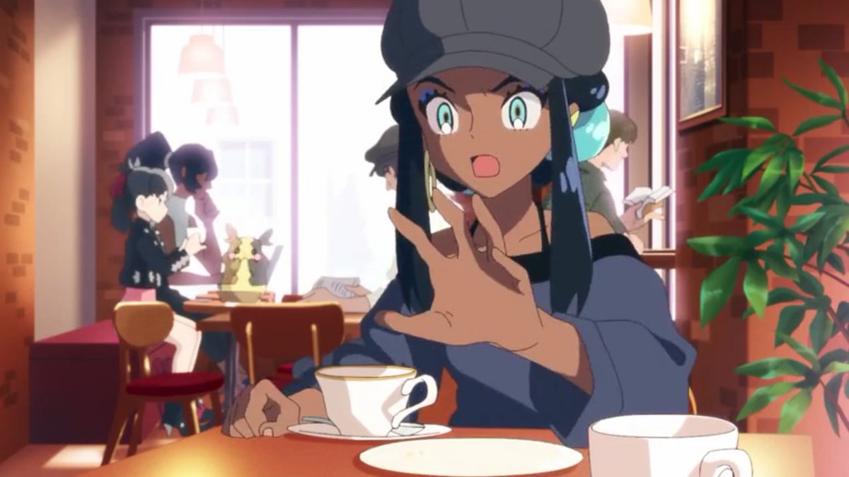 ShadowMeowstic's tweet photo. Finally got around to watching episode 4 of Pokemon: Twilight Wings and.... well I marked the fuck out when I saw Marnie chilling in the background.. all I can say is about god damn time! :)  Also hope we get a solo Marnie episode!
#Pokemon #PokemonMarnie #Marnie https://t.co/EKBL9AJENZ