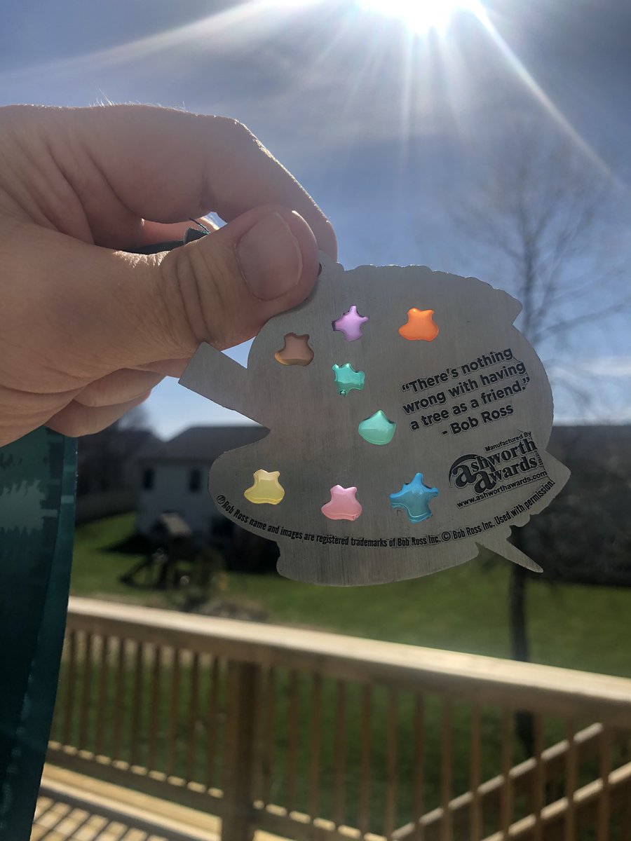 ZFishFFish's tweet image. .@aggiette30 &amp;amp; I had a great walk today completing our #HappyLittle5K today at Burchfield Park, seeing some happy little &amp;amp; big trees, then had medal ceremony at home! 🌳🌲 

#RunForTheTrees #MiStateParks #BobRoss