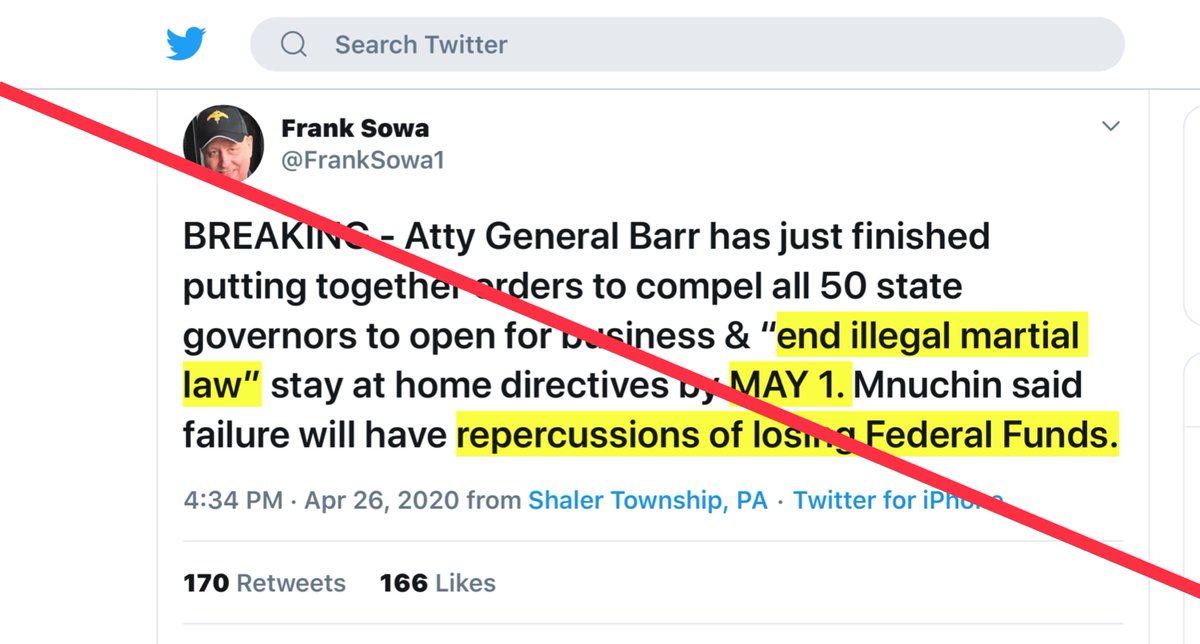 I am legitimately UNAWARE that there was “a martial law” edict.Setting aside the 10th Amendment and each State’s National Guard activation (of which Governors are the CiC, not Trump)This claim seems dubious  http://archive.is/ZdjAb 