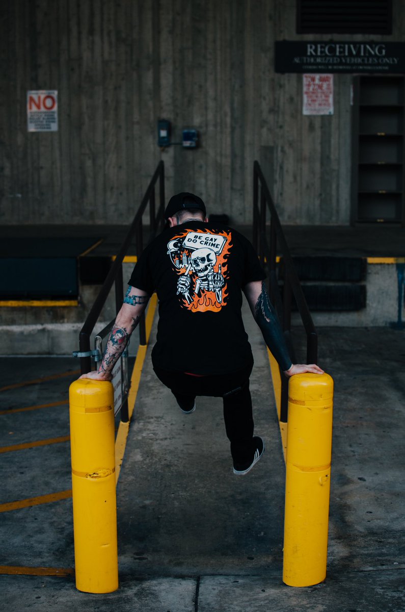 awarewolfco's tweet image. be gay do crime 🔥 #awarewolfapparel #queer #trans #gay #nonbinary