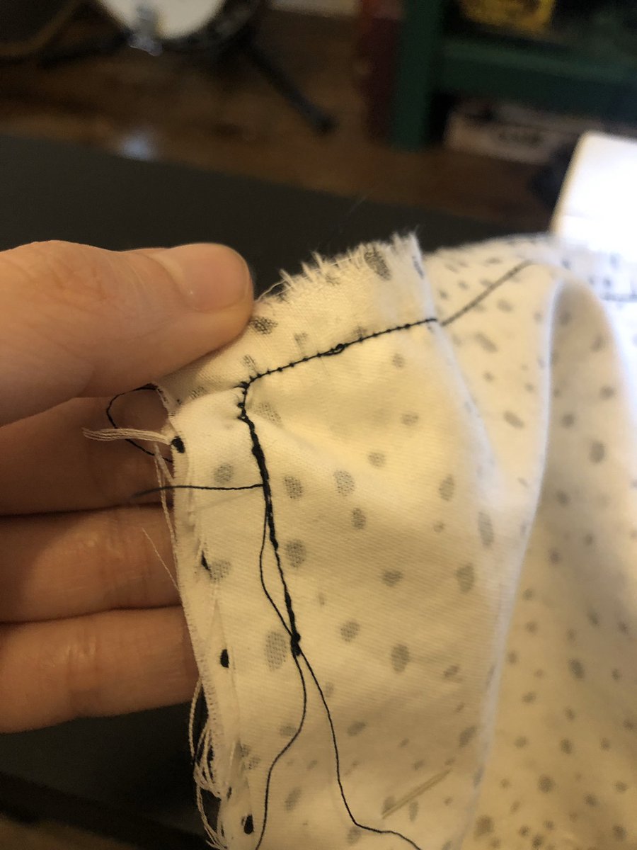 long shot but can anyone on sewing twitter pls help with this thread tension disaster i’m experiencing