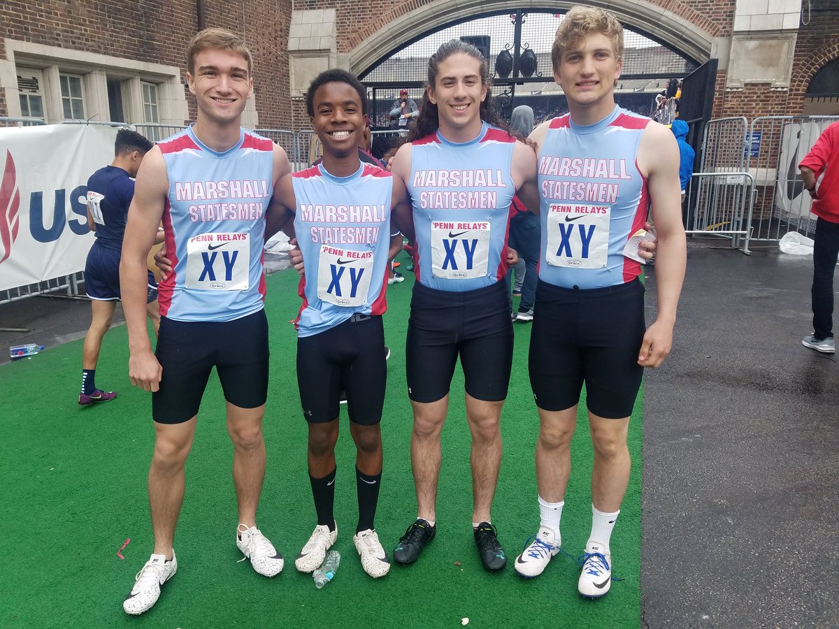 Flashback to the boys team competing at @pennrelays for the first time in over a decade in 2019 @20_TMAN @EricSchlier @SanchirKennedy #pennrelays