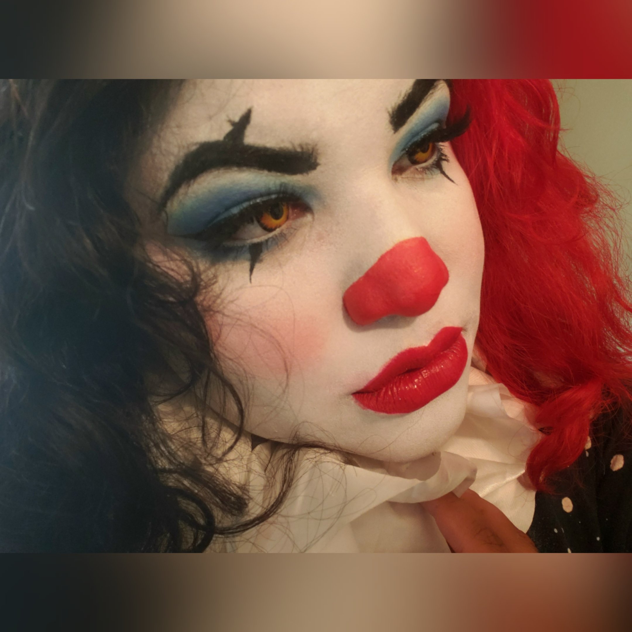 🤡 Cosmo Clown 🪐 on Twitter: Sad clown #pennywise #clown #makeup #clownmakeup #cosplay #femalepennywise #makeupartist https://t.co/I24tWUFDCP" / Twitter