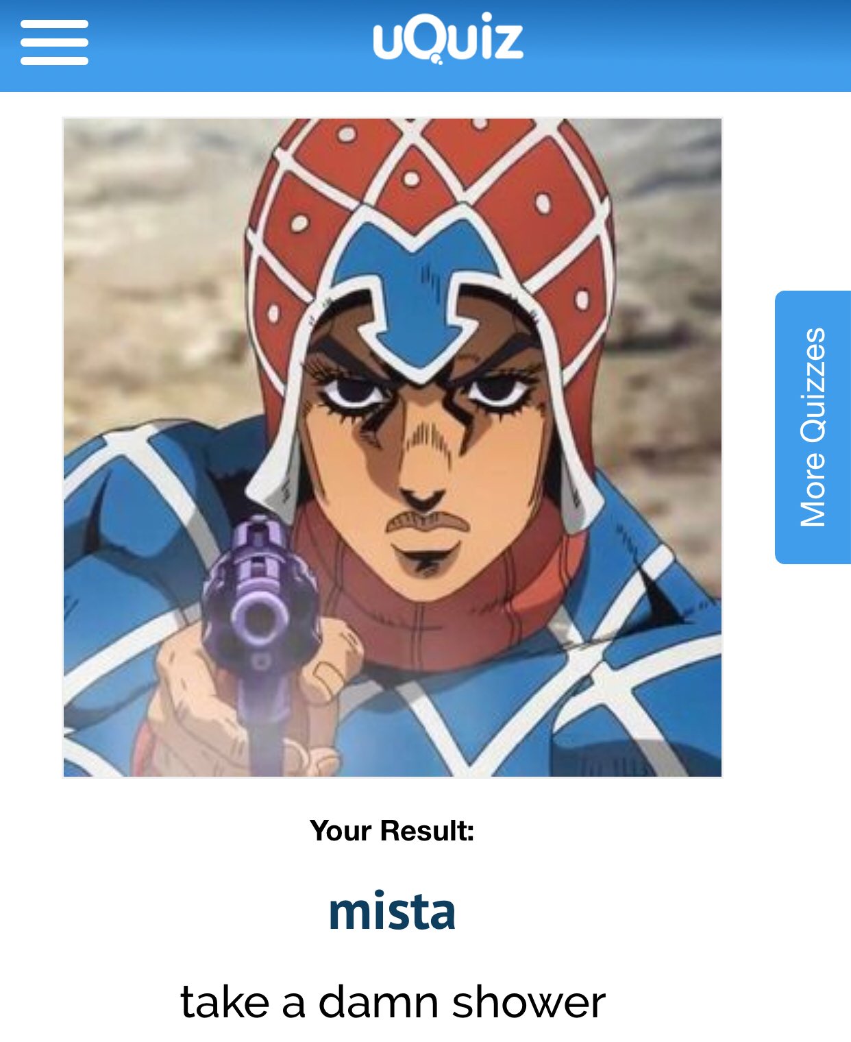 QUIZ DE JOJO!!!