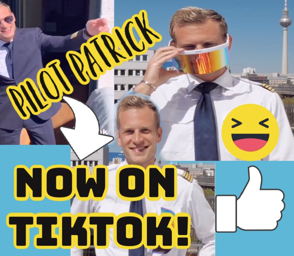 pilotpatrick_'s tweet photo. Watch out for me on #TikTok my Aviators! I have a blue tick by my name! #happypilotsday #WorldPilotsDay #PilotPatrick #aviationdaily #instadaily #instaaviation #pilotlife #pilotfun #crewlife https://t.co/YXqNnmLsDH