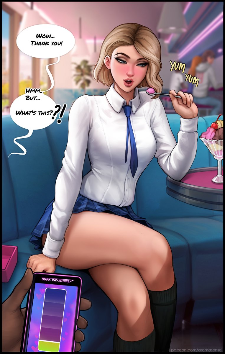 aromasensei18's tweet photo. Do you like ice cream?🍨
#Gwen #spidergwen https://t.co/Dvj6gksbN8