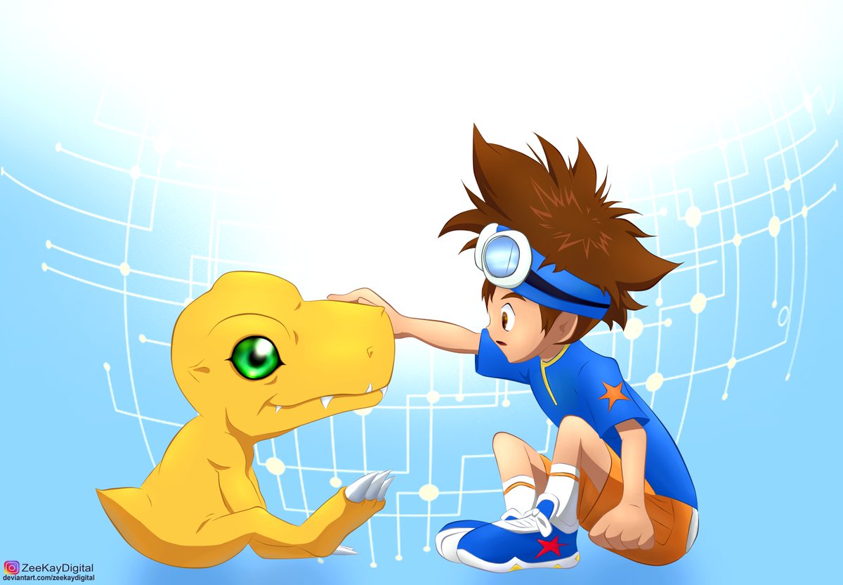 ZeeKayDigital's tweet photo. Whats your favorite moment in Digimon Psi?
This was mine ✧
~ A speedpainting will be uploaded soon ~
Schaut vorbei: https://t.co/rj1aTKpeCs
#DIGIMONADVENTURE2020 #Digimon #TaichiYagami #Agumon #DigimonPSI #DigimonFanart #Kindheit
#digitalartwork #ArtistOnTwitter https://t.co/2wfwknRhha