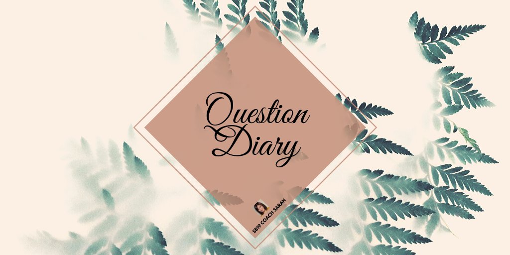 [Question Diary]Here's a new "getting to know you" series from an app, 'Question Diary'. It gives you one question everyday. You can answer the question, or choose not to if you'd rather not. I will post it here everyday so we can all reflect together. #SB19  @SB19Official