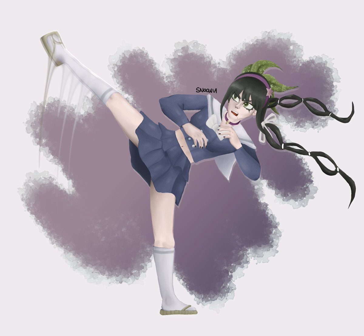 snoowva's tweet photo. Tenko time #tenko #tenkochabashira #danganronpa #danganronpav3 #drv3 https://t.co/BfTTJ0UpDh