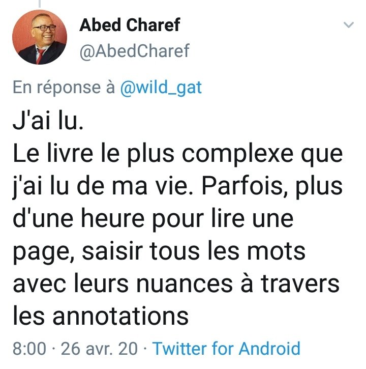 Abed Charef Voila Le Commentaire Corrige