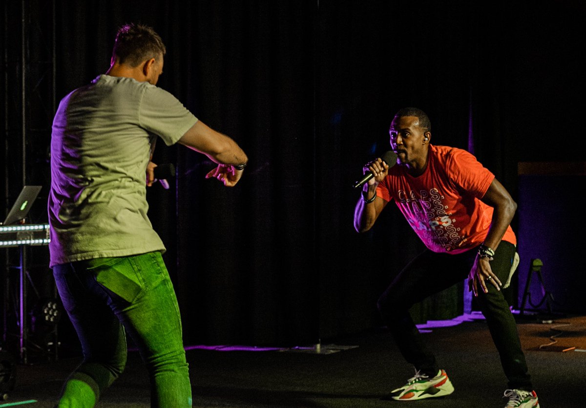 CapsTour's tweet photo. A few more pics from the C.A.P.S. online concert! We had a blast celebrating persevering students virtually! DO YOU GUYS THINK WE SHOULD DO ANOTHER CONCERT TO END THE SCHOOL YEAR? 🥳🎊#TheCAPSTour #LeadUpChat #JoyfulLeaders #GrowthMindset #EduChat #KidsDeserveIt #Celebrate https://t.co/TnQyRoOxSS
