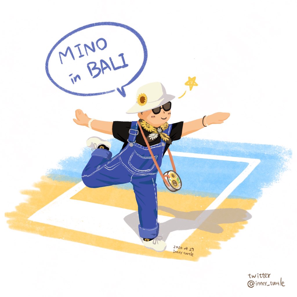 inner_turtle's tweet photo. 【MINO in BALI】
阿宋這孩子老愛擺些怪姿勢
都快忘了他可是被邀請去LV走秀的帥氣男模
(禁商用二改，使用或轉貼至其他平台請先告知，謝謝）
#winner
#위너
#이승훈 #김진우 #송민호 #강승윤
#hoony #yoon #jinu #mino
#姜昇潤 #金秦禹 #李昇勳 #宋旻浩
#winnerfanart
#winner_remember https://t.co/ZPSJ3KZAta