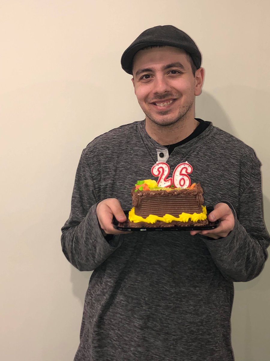 Birthday today I am now 26. I love chocolate cake. What is your favorite type of cake on your birthday? #birthday #cake