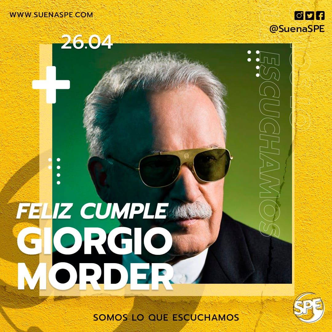 mapsoundapp's tweet photo. ✨ Hoy festejamos el cumpleaños del gran #GiorgoMoroder, productor y compositor italiano que innovó en la música disco y se convirtió en una gran influencia para la música techno 🕺

¿Sabías que compuso las bandas sonoras de numerosas películas como #TopGun y #Flashdance? 😱 https://t.co/LUEVcCelis