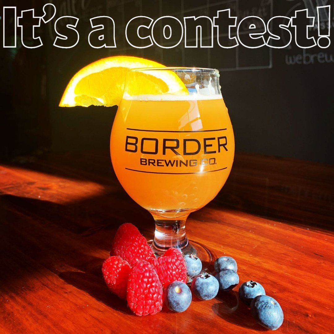 BorderBrewCo's tweet photo. You could win a $25 gift card that can be used towards online orders now or in the taproom later! Simply retweet and tag a friend for a chance to win. The winner will be announced at 7pm on Monday, April 27! https://t.co/C8vvXnZQ3u