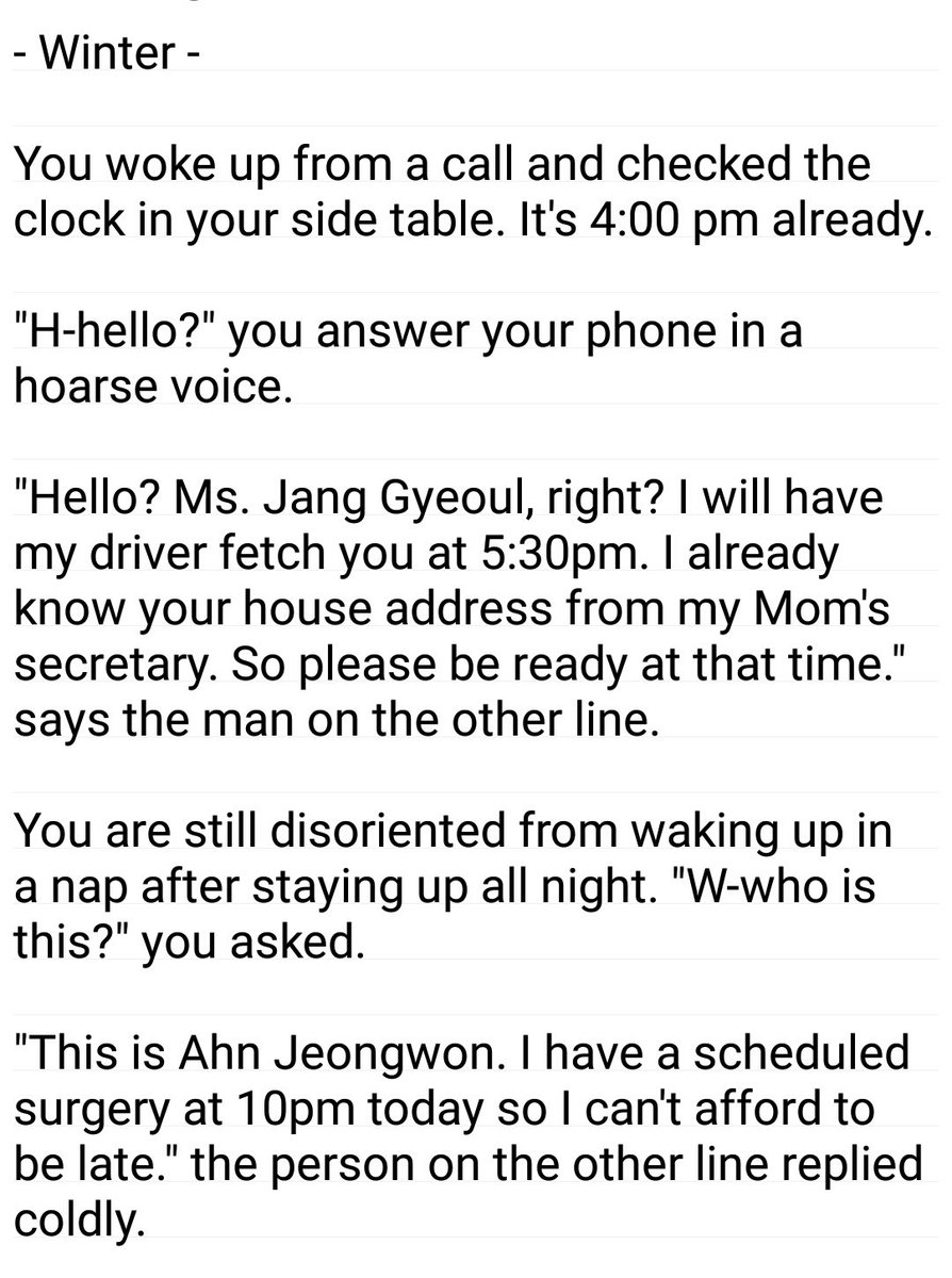 18. Jeongwon calling Gyeoul