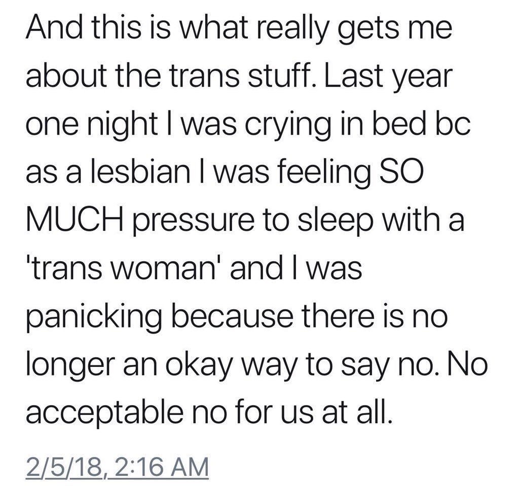 conversion therapy & homophobia so long as it comes from trans ppl. This harms lesbians. These orgs have abandoned their reason for existing. It is long past time to jettison the toxic/homophobic/misogynistic T from our community.  #DropTheT  #LesbianVisibilityWeek  #LVD2020 6/6