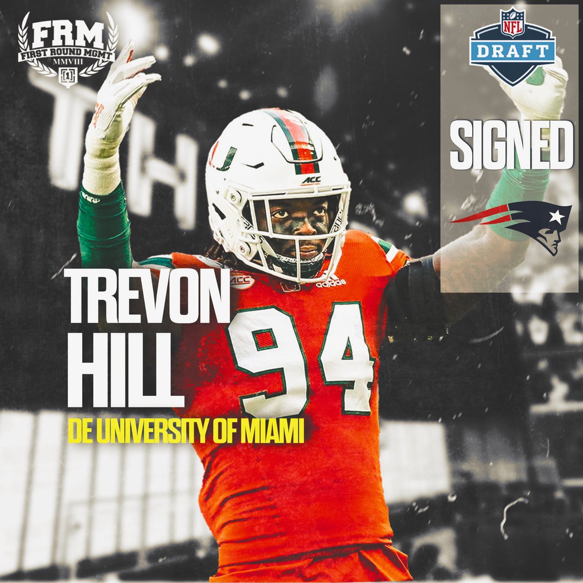 LHRubama's tweet photo. Former Salem High standout Trevon Hill is headed to the New England Patriots. https://t.co/lj0MIF857n