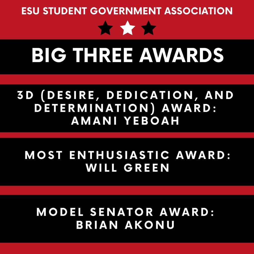 ESU Student Government Association tweet media