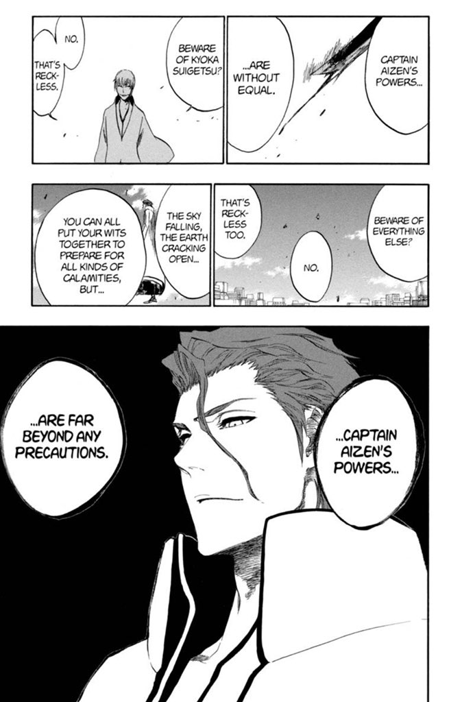 why is aizen so strong???  #HollowTher