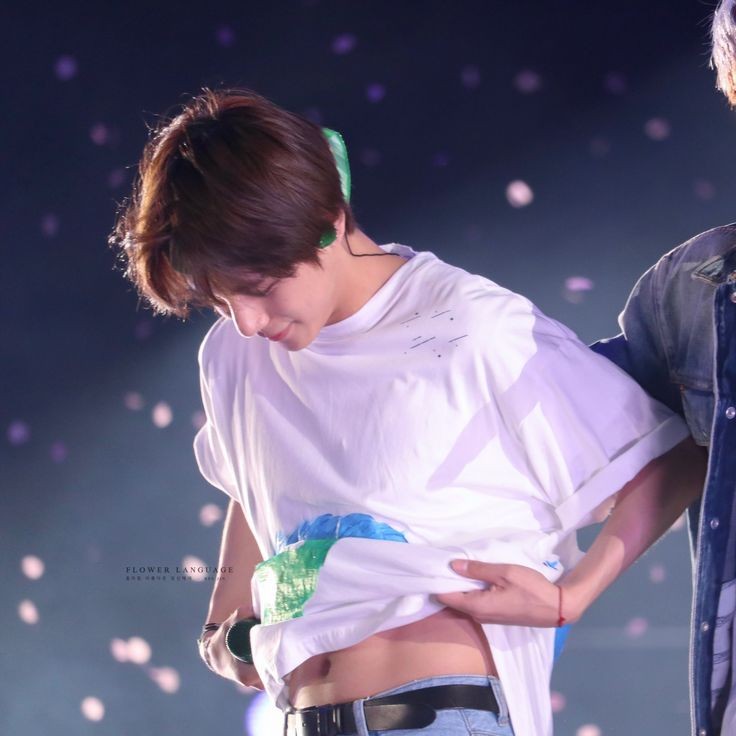 His tummy which is probably the softest place on earth